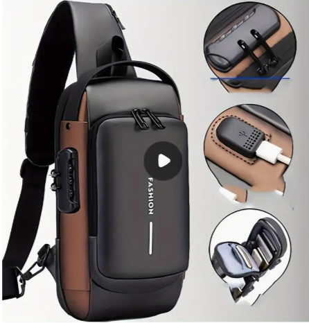 Bolso Antirrobo con Puerto de Carga USB